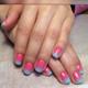 Праздничный маникюр с покрытием  SHELLAC!