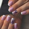 Маникюр с покрытием shellac+укрепление
